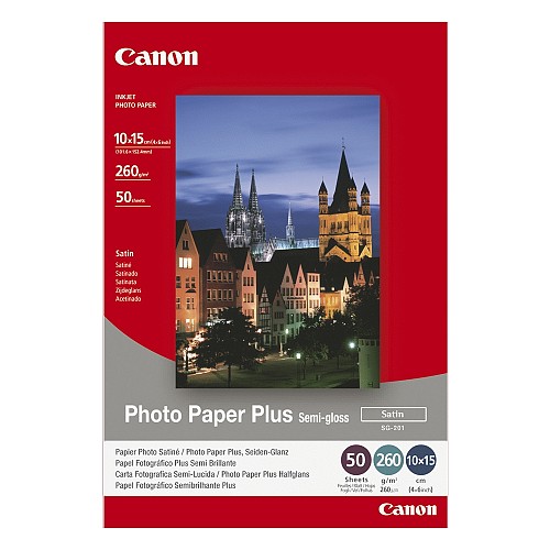 Φωτογραφικό Χαρτί CANON A6 Semi Gloss 260g/m² 50 Φύλλα (1686B015) (CAN-SG-201A6)
