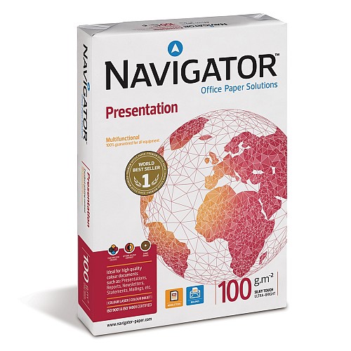 Επαγγελματικό Χαρτί Εκτύπωσης Navigator (Presentation) A4 100g/m² 500 Φύλλα (NVG330966)