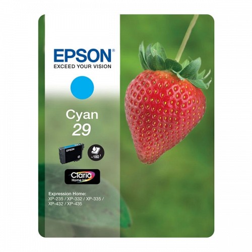 Epson Μελάνι Inkjet Series 29 Cyan (C13T29824012) (EPST298240)