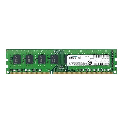 Crucial Μνήμη RAM 8GB DDR3L-1600 UDIMM (CT102464BD160B) (CRUCT102464BD160B)