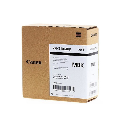 Canon Pigment Μελάνι Inkjet PFI-310 Matte Black (2358C001) (CANPFI310MBK)