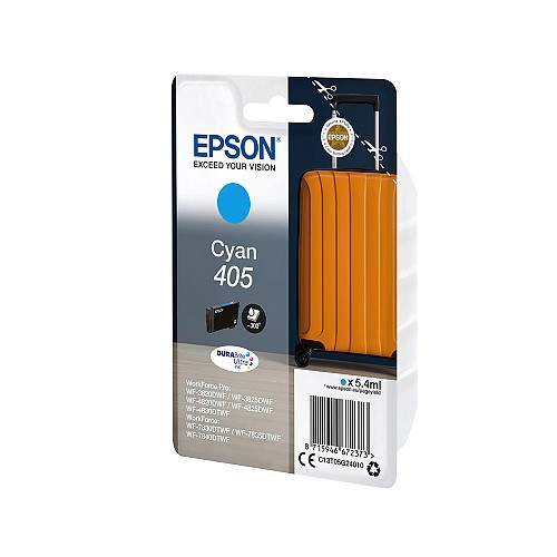 Epson Μελάνι Inkjet 405 Cyan (C13T05G24010) (EPST05G240)