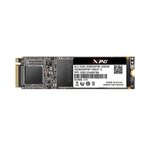 ADATA SSD 256GB XPG SX6000 Pro PCIe Gen3x4 M.2 2280 (ASX6000PNP-256GT-C) (ADTASX6000PNP-256GT-C)
