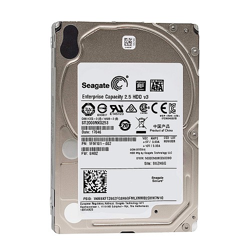 SEAGATE 2.5'' 2TB Enterprise Capacity 6 Gb/s SATA 512 Emulation (ST2000NX0253) (SEAST2000NX0253)