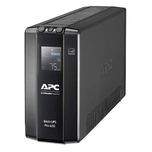 APC UPS Pro BR 650VA Back-Ups 6 Outlets, AVR, LCD Interface (BR650MI) (APCBR650MI)