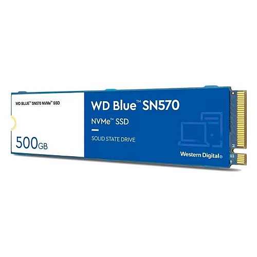 Western Digital Δίσκος SSD 2.5'' SN570 NVMe Blue 500GB (WDS500G3B0C)