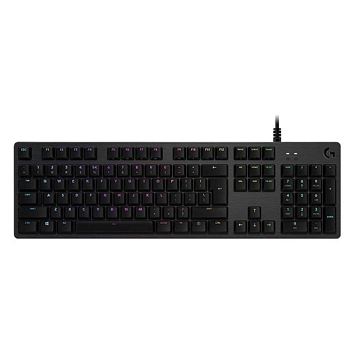 Logitech G512 Carbon RGB (GX Brown) Carbon Gaming Keyboard EN-US (920-009352) (LOGG512GXBROWN)