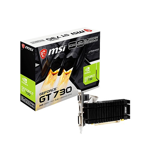 VGA MSI GeForce® GT 730 2GB 2GD3 LP (V809-4030R) (MSIV809-4030R)