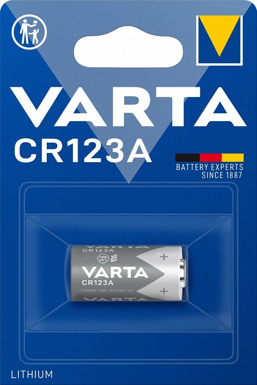 Varta CR123 Professional Lithium Μπαταρία  3V 1τμχ
