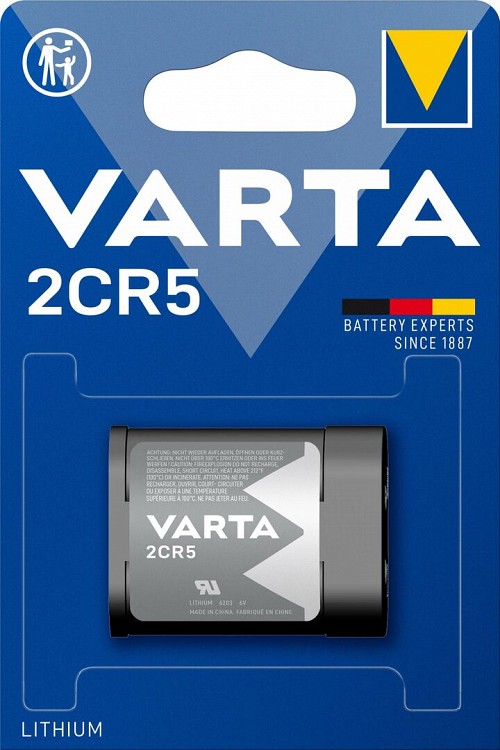 Varta 2CR5 Professional Lithium Μπαταρία 2CR5 6V 1τμχ