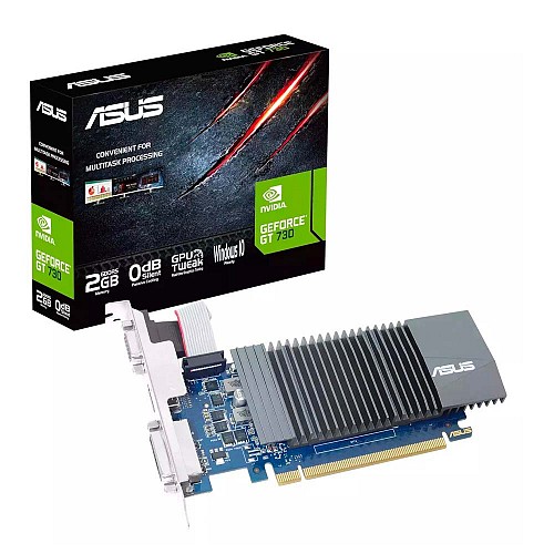 VGA ASUS GeForce GT 730 2GB GDDR5 low profile for silent HTPC build (90YV07G4-M0NA00) (ASU90YV07G4-M0NA00)